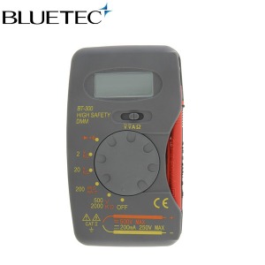 블루텍 포켓형 디지털 테스터 부저기능 멀티테스터기 BT-300